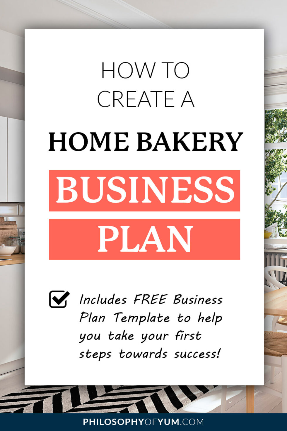 business plan for baking at home