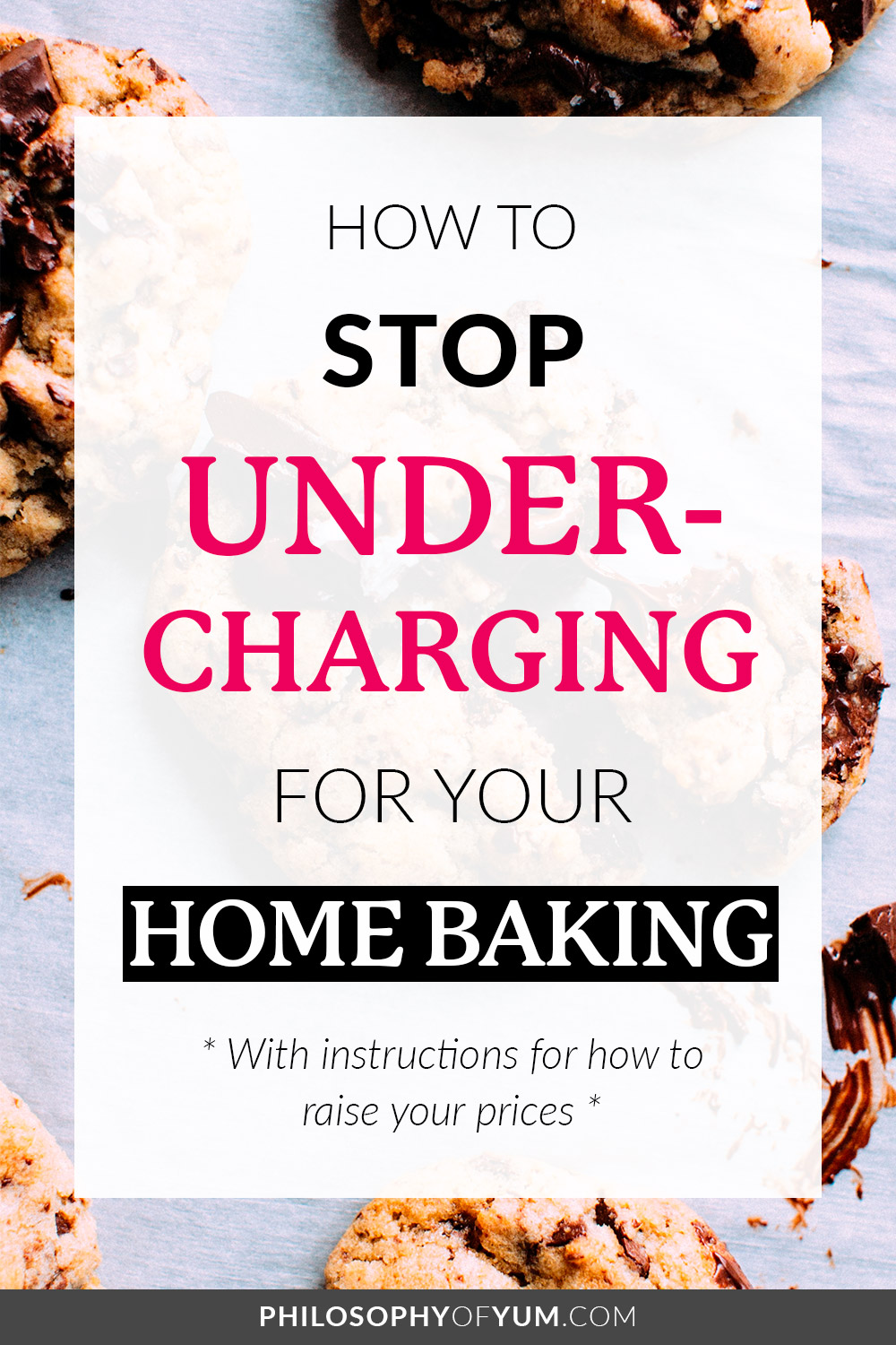 How much income is your home bakery missing out on every month because you keep undercharging for your baking? It shouldn't be this way! You deserve to be paid well for your hard work! In this post you'll learn how to stop feeling guilty for charging customers full price. Then you'll get step-by-step tips for raising your prices so you can start earning more income from your home baking :) #homebakery #homebakerypricing #cakebusiness #homebakingbusiness